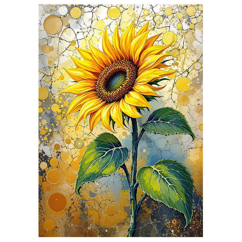 "Solar Symphony"  Printed Canvas Wall Art - A3