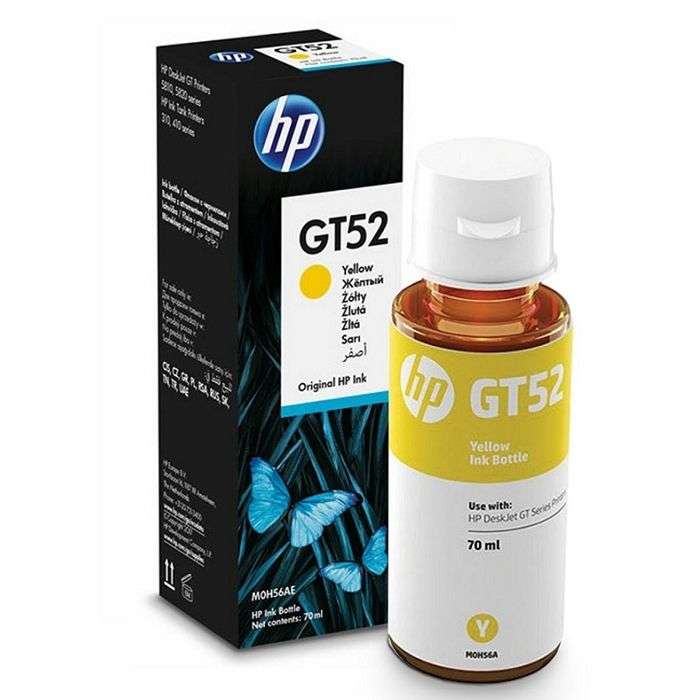 HP GT52 Yellow Original Ink Bottle