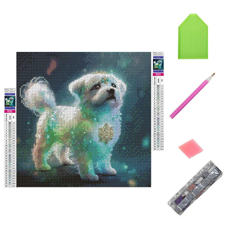 Bigfive Diamond Painting Kits for Adults 5D Diamond Art Kit - Dog