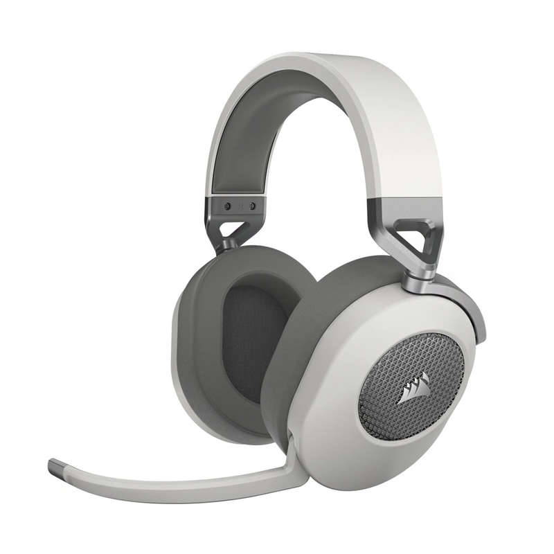 HS65 Wireless Premium White Headset; 50mm Audio Drivers; Omnidirectional Mic - PC/PS.