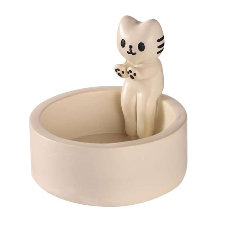 Cat Candle Holder Warming Paws Cartoon Kitten Candle Holder