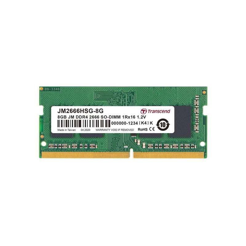 Transcend JetRam 8GB DDR4-2666 Unbuffered SO-DIMM Memory