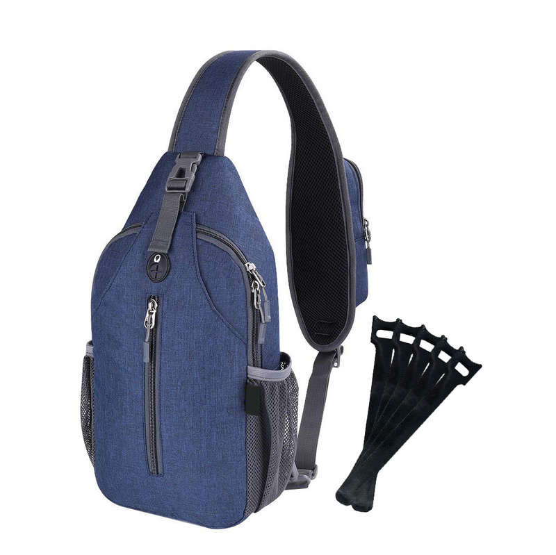 Webuy Crossbody Sling Backpack Sling Bag Travel Hiking Chest Bag - Blue