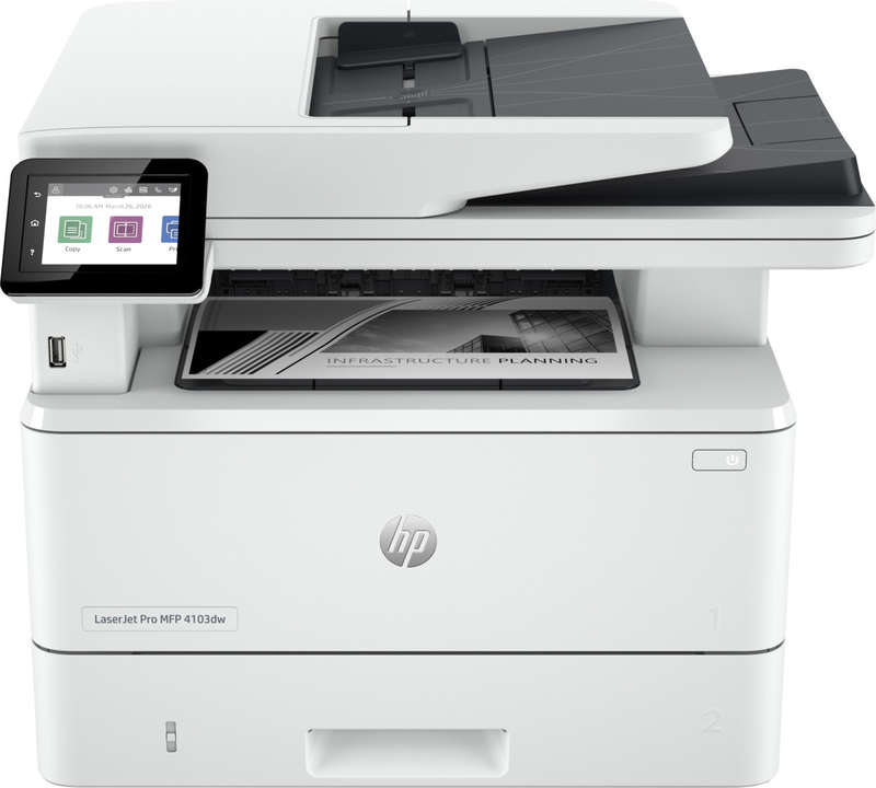 HP LaserJet Pro 4103dw MFP Mono Printer