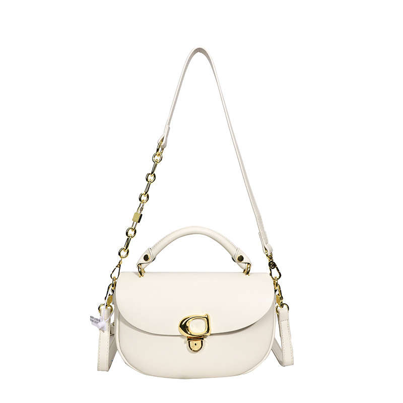 2023 HG Texture Shoulder Bag - White