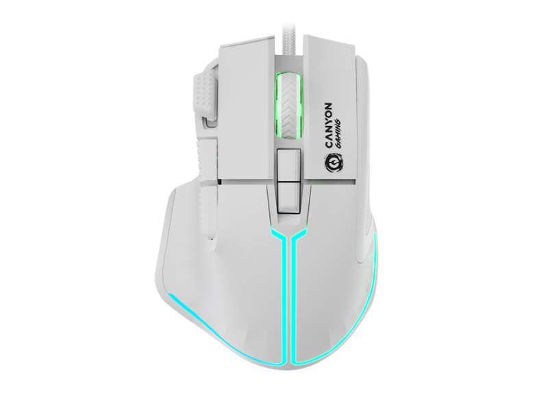 CANYON mouse Fortnax GM-636 RGB 9buttons Wired White