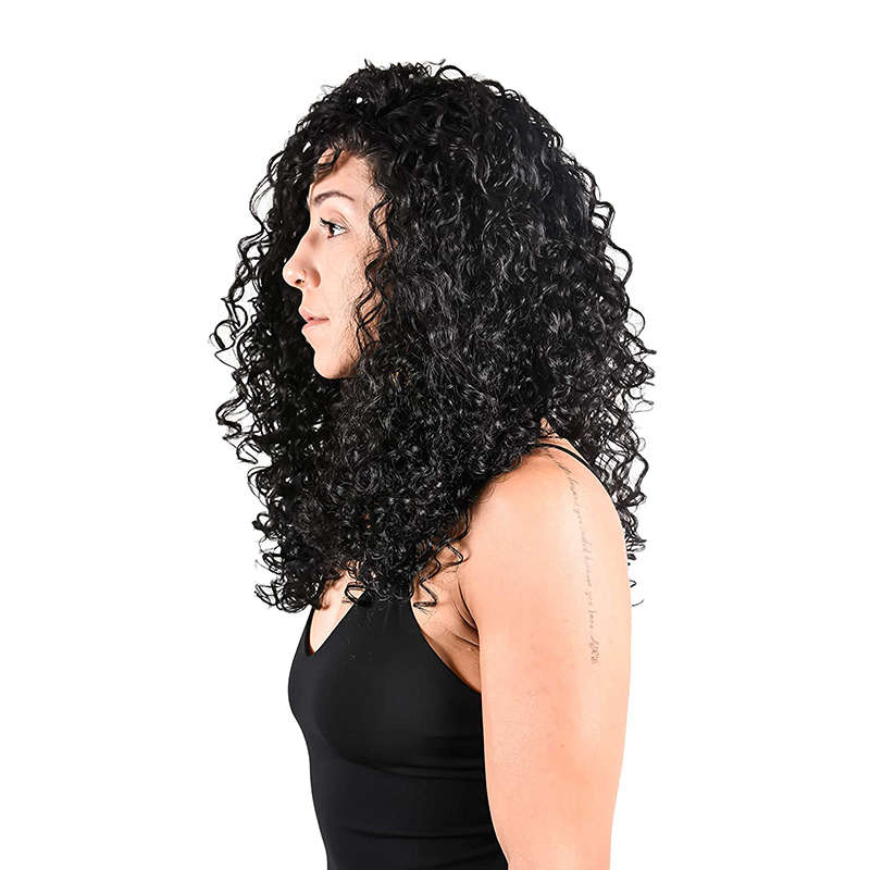 21" Long Big Bouffant Curly Synthetic Heat Resistant Fibre Wig