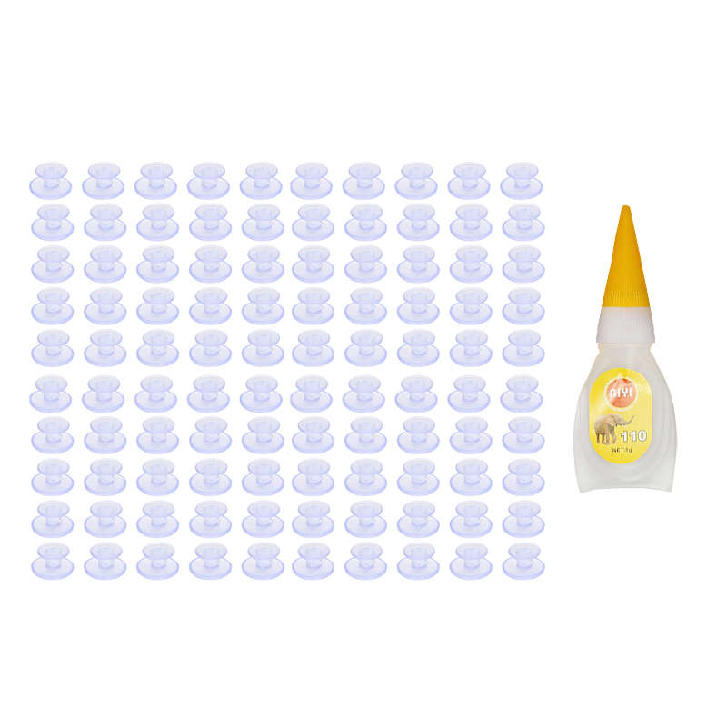 Charm Buckle Plastic Button Accessories For Shoe Charms - Transparent
