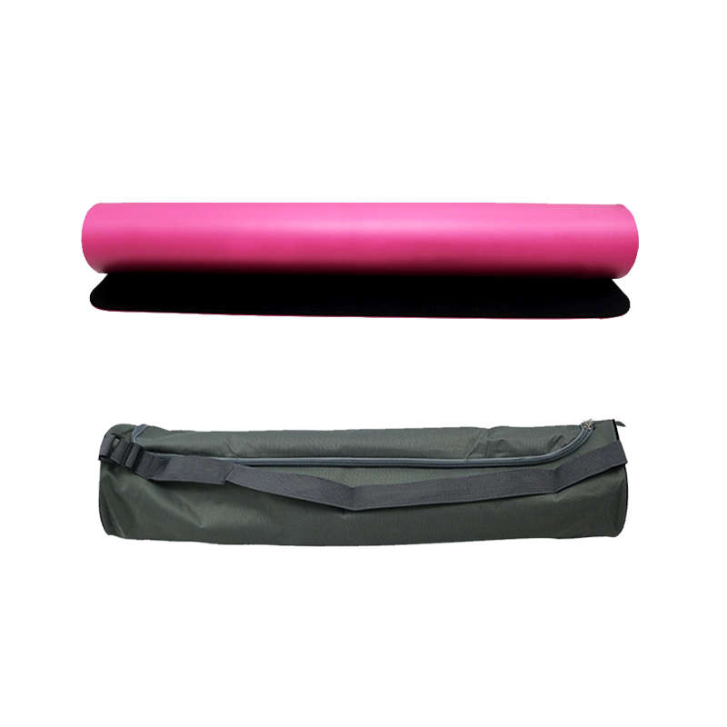 PU Natural Rubber 5mm Thick Yoga Mat - Pink