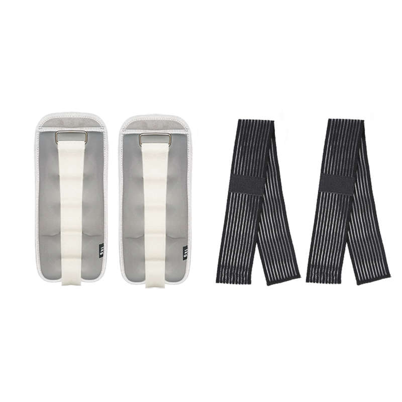 Webuy Sandbag Ankle Weights Pair Set With Adjustable Strap - Grey
