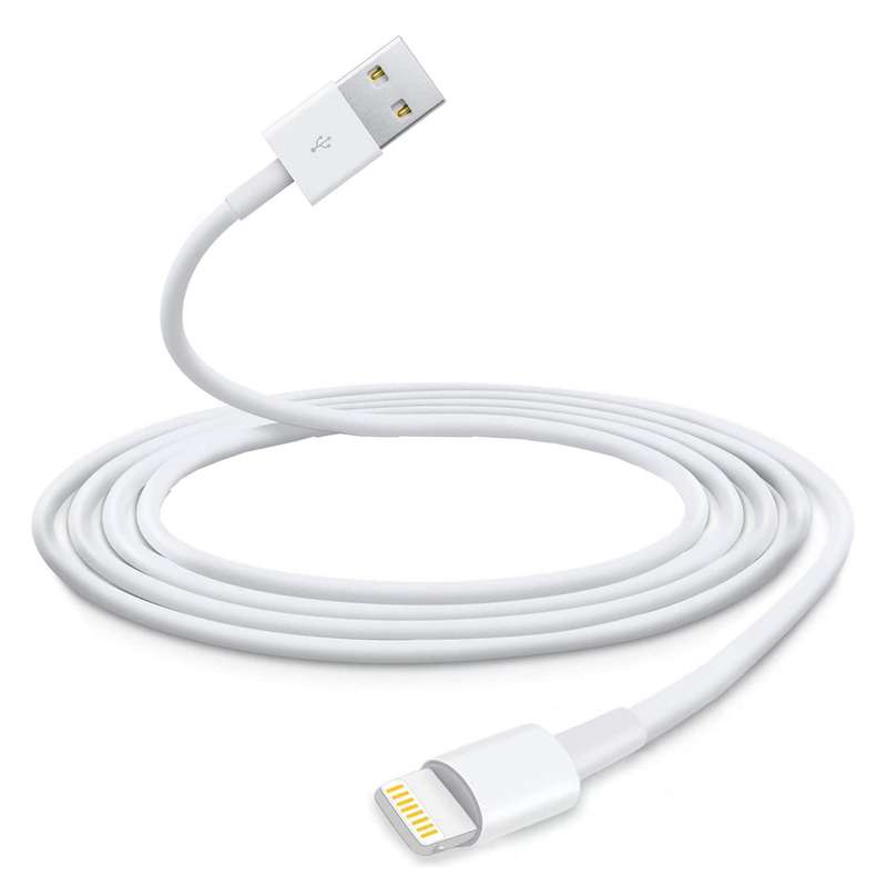 2M 3A USB A To Lightning - Fast Data Charging Cabl