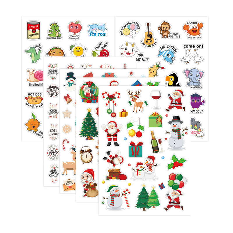 Christmas Winter Holiday Theme Party Sticker