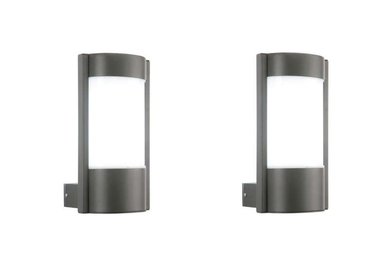 2 x Frincha Outdoor Outside Wall Light Lamp Shade for Garden Patio 13W