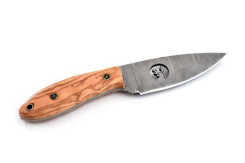 Damascus steel hunting knife - MB-DSK-0005