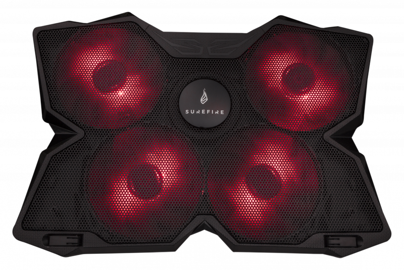 Surefire Bora Gaming Laptop Cooling Pad Red