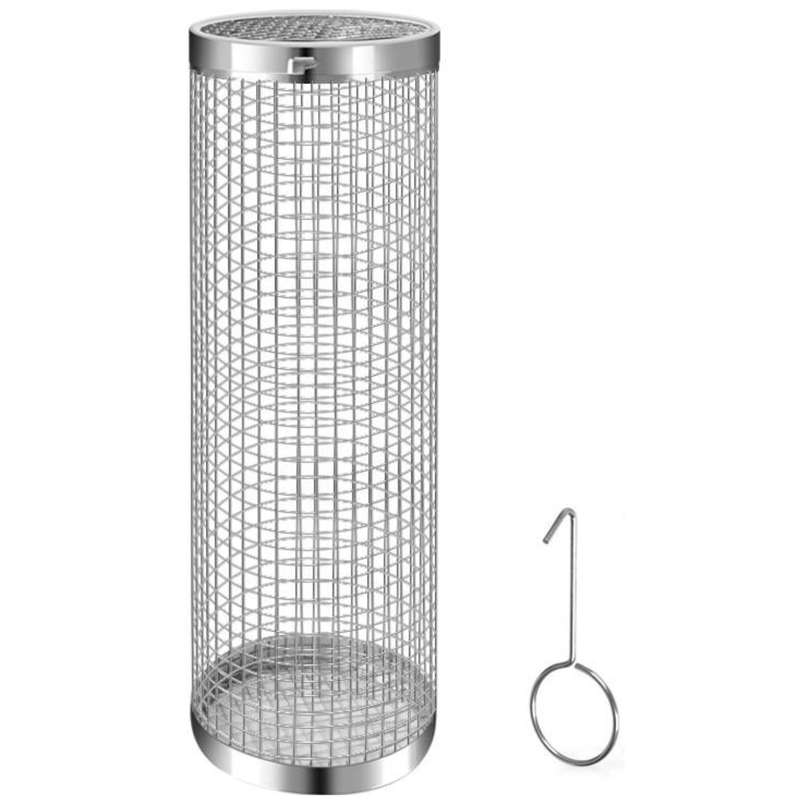 The Rolling Grill/Braai Stainless Steel Basket - L