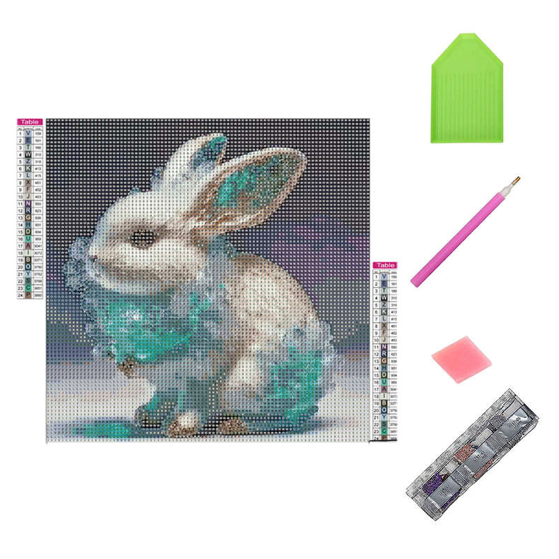 Bigfive Diamond Painting Kits for Adults 5D Diamond Art Kit - Rabbit
