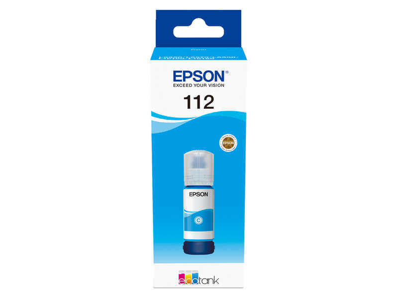 Epson 112 EcoTank Pigment Cyan ink bottle (70 ml)