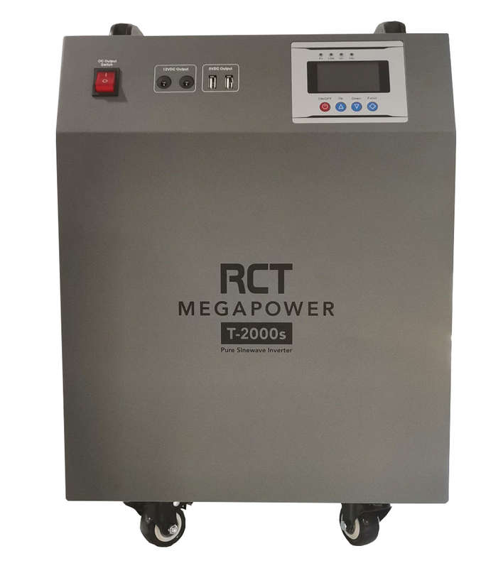 RCT MEGAPOWER 2KVA/2000W INVERTER TROLLEY WITH 2 X 100AH BATTERIES  (Warranty Electronics- 1 year...