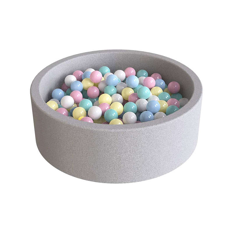 Foam Ball Pit for Kids & Babies - Soft, Safe, and Sensory Fun! - Grey
