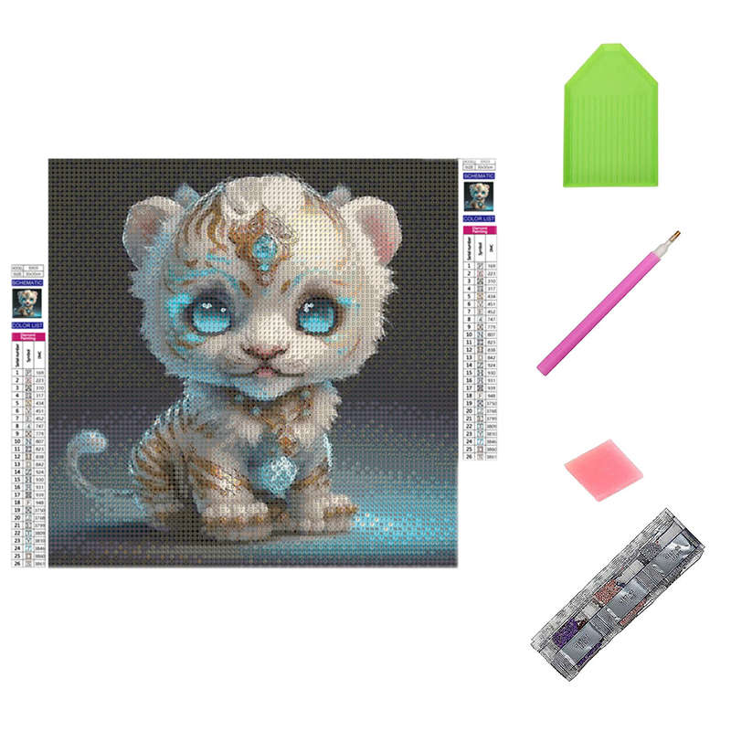 Bigfive Diamond Painting Kits for Adults 5D Diamond Art Kit - Tiger