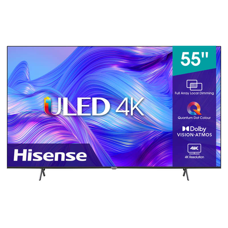 Hisense 55" U6H 4K Smart ULED TV with Quantum Dot & HDR