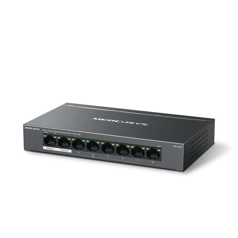 Mercusys 8 Port Gigabit Unmanaged POE Switch