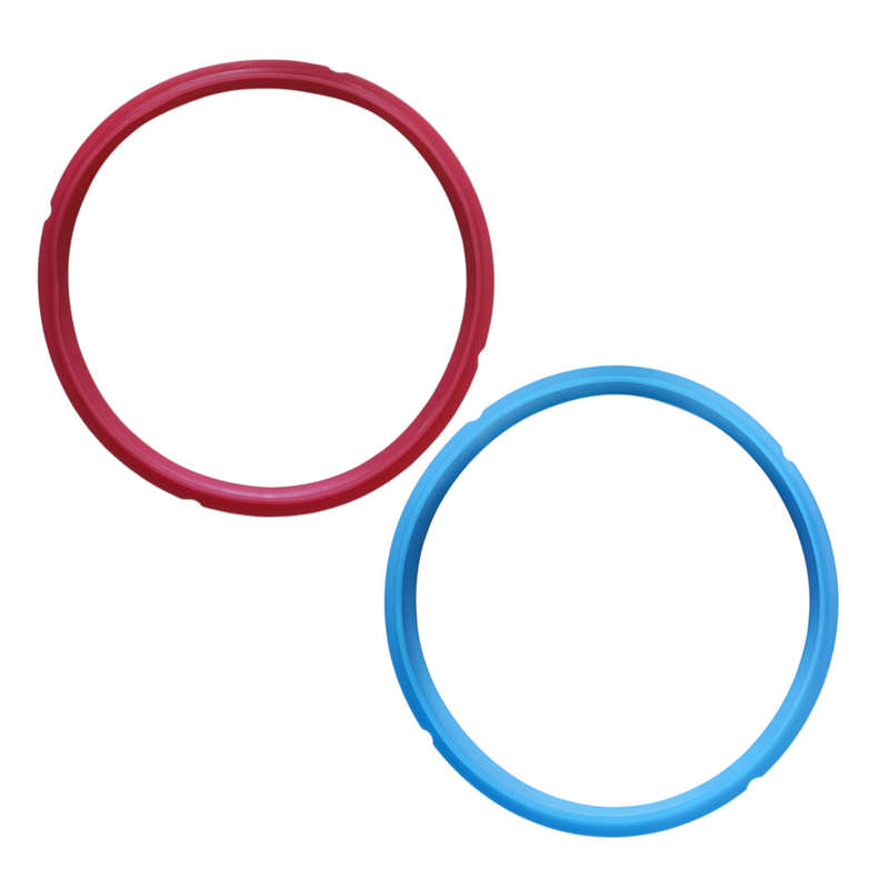 SEALING RINGS (2) - RED+BLUE (LIGHT)