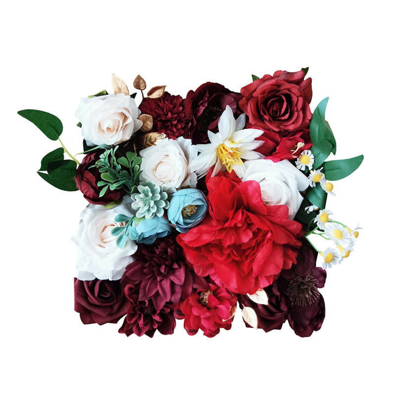 Real Looking Foam Artificial Flowers For DIY Home Decorations - Red