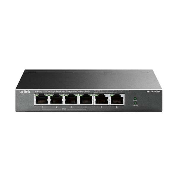 TP-Link 6 Port Unmanaged POE Desktop Switch