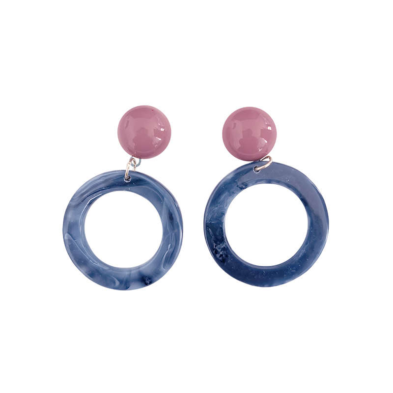 Hoop Earrings Acrylic Fashion Earrings For Women
