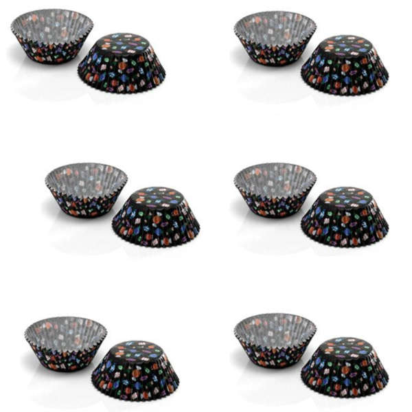 2 x 60pk Cases Eddingtons Large Baking Cup Cake Cupcake Muffin Brown Toffees