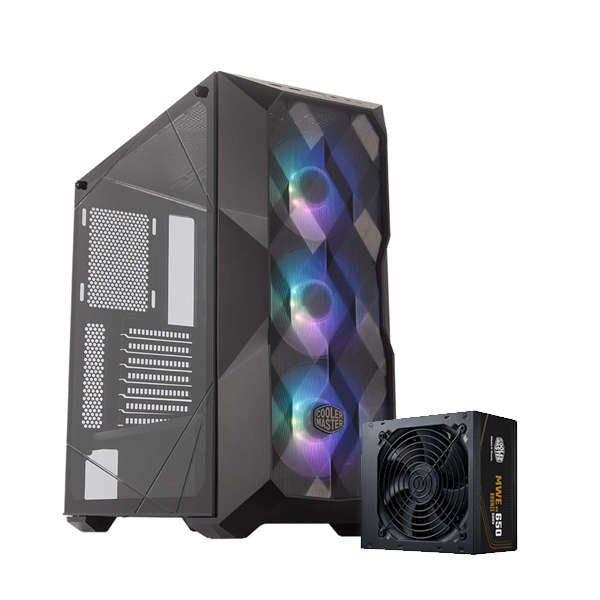 Cooler Master MasterBox TD500 Mesh Mid Tower Case + 650W