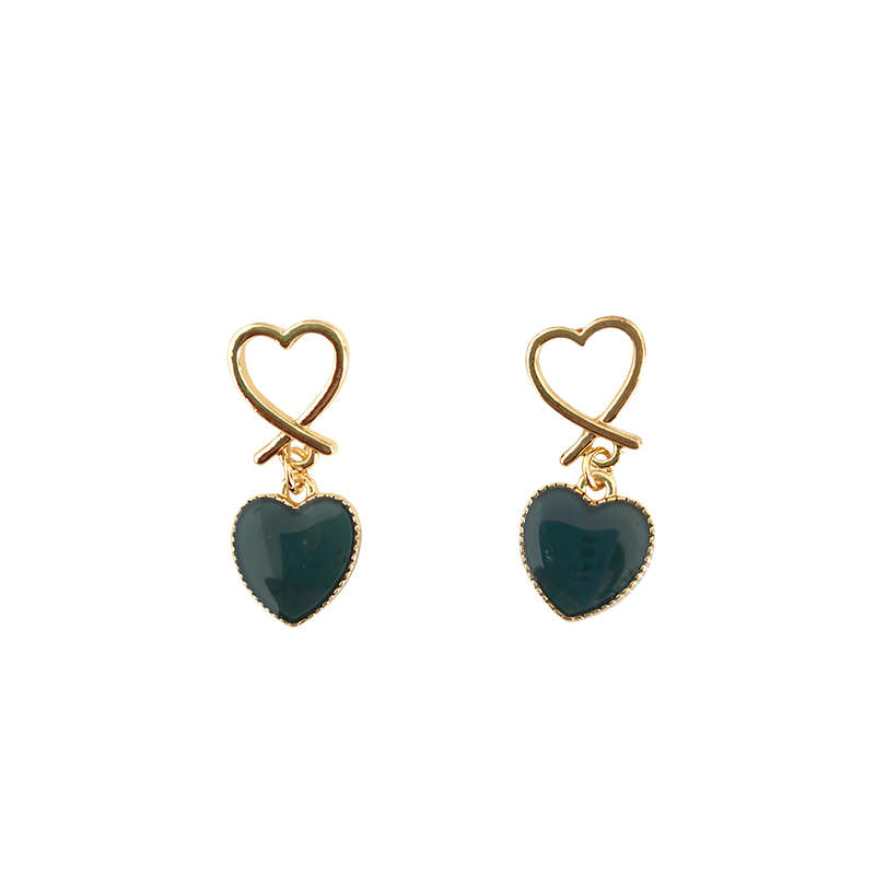 Acrylics Heart Shape Earrings For Women