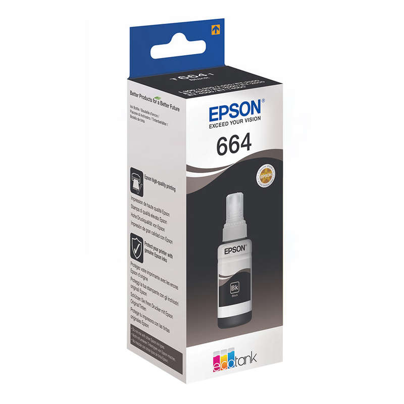 Epson T6641 Black ink bottle 70ml