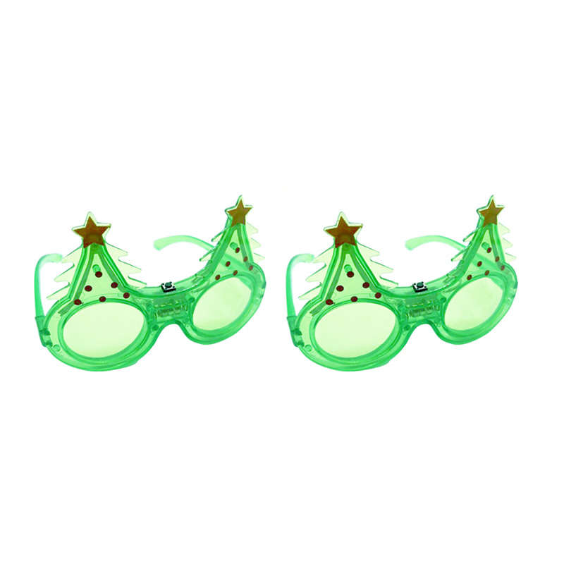 DHAO LED Sunglasses Glitter Christmas Tree Flashing Toys Decoration