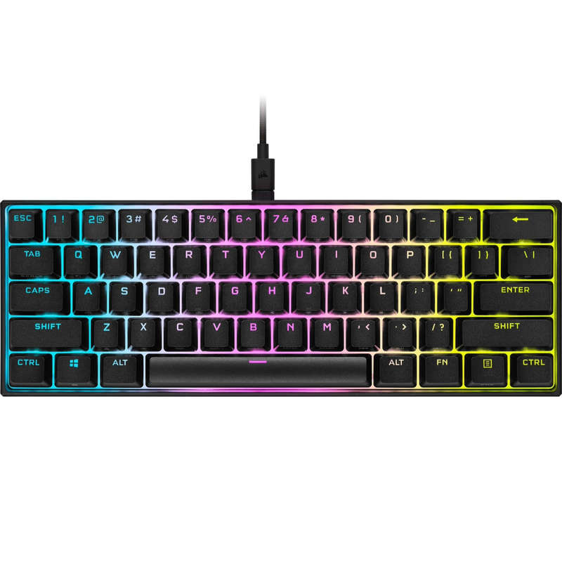 Corsair Keyboards K65 RGB 60% Mechanical Gaming Keyboard - Black Key Board