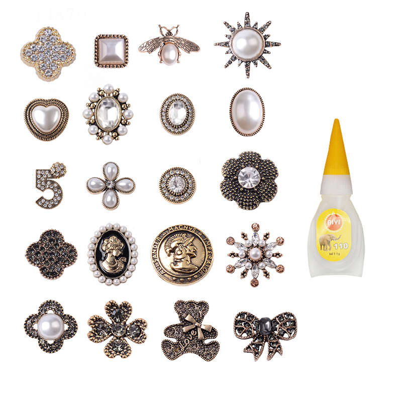 Bigfive DIY Charms Set Shoe Charms DIY Jewelry Making Craft Phone Case DIY