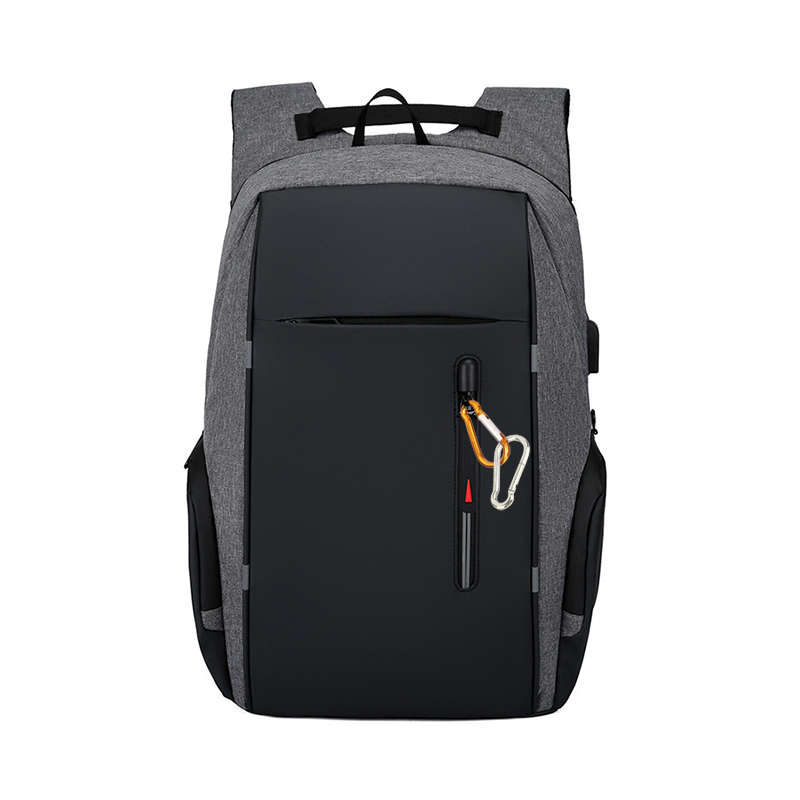 15.6 Inch Laptop Bag Travel Backpacks with USB Charging Port - Grey