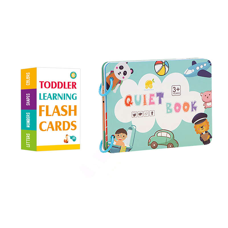 Jacaranda Flash Card Learning Toy Educational Card For Preschool Toddler - Green