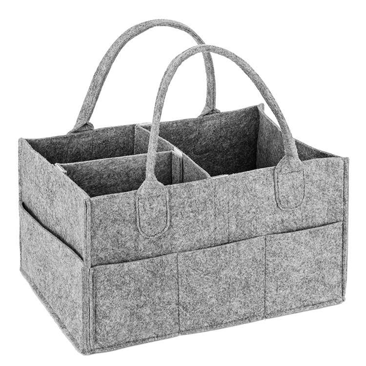 FELT DAIPER CADDY-LARGE