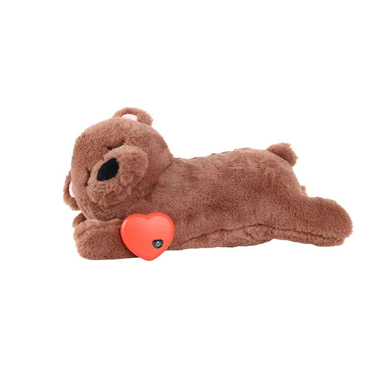 Heartbeat Plush Toy Puppy Behavioral Training Aid Toy - Bear