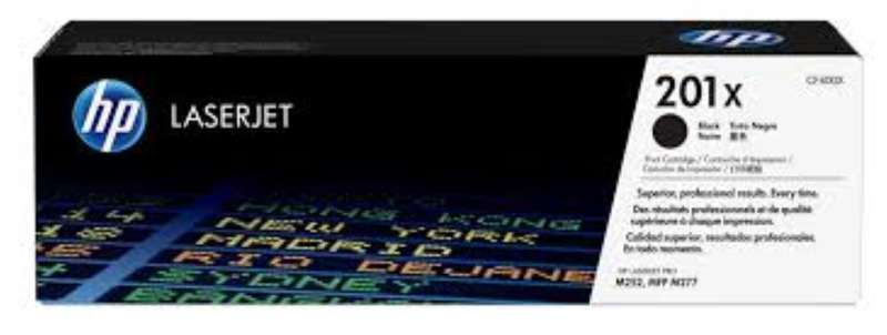 HP 201X High Yield Black Original LaserJet Toner Cartridge,2,800 pages