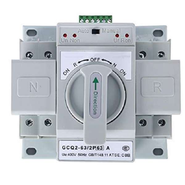 Automatic Changeover Switch 2-Pole 63A