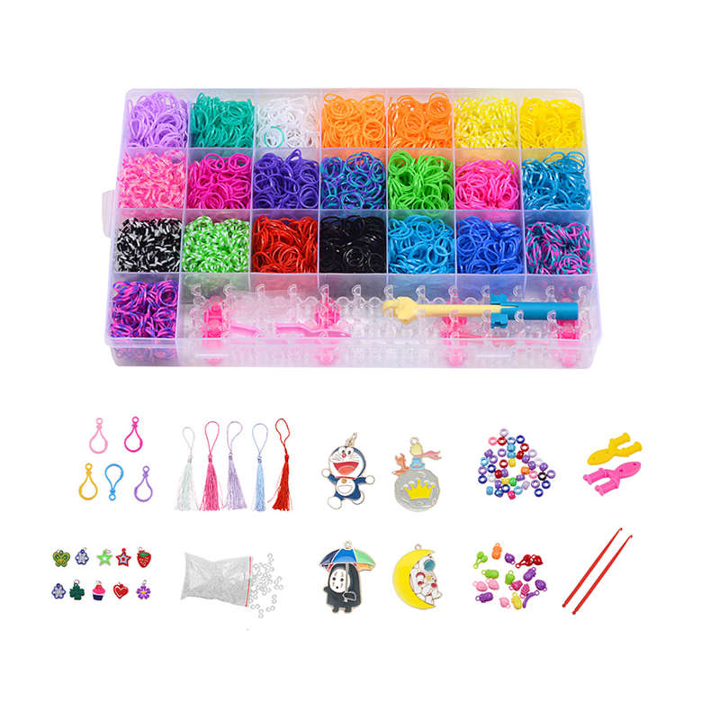 4400 Loom Bands Kit Rubber Bands For Bracelet Making