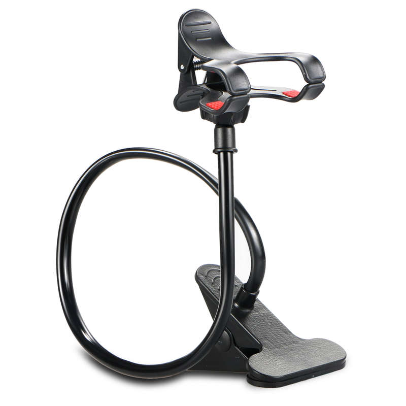 Universal Lazy Bracket Phone Stand  65cm Flexible Gooseneck Arm with 360° Rotation | Clip-On ...