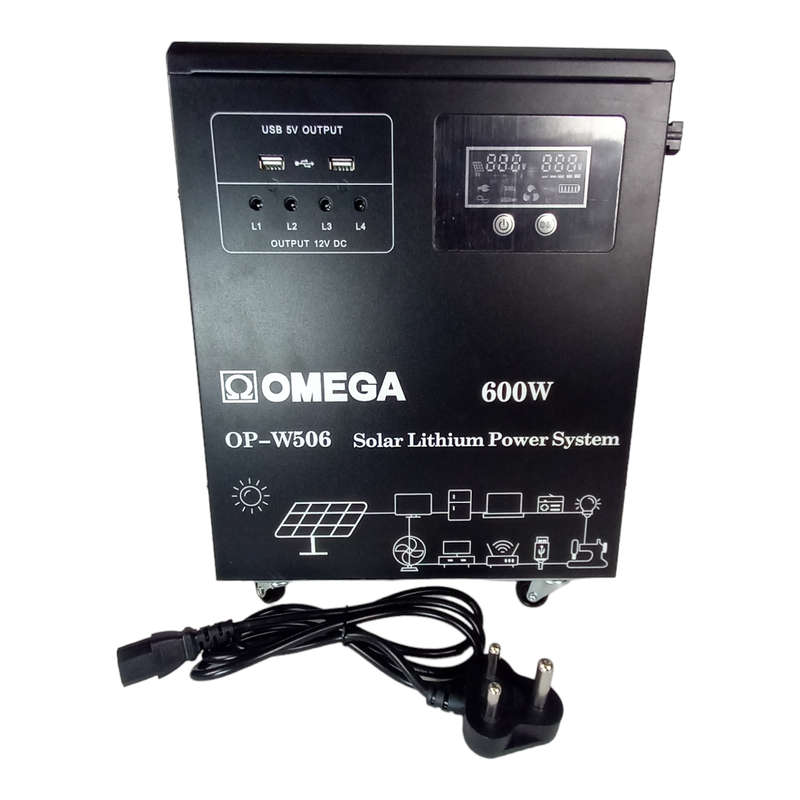 Omega 600W Solar Mobile Power Station Pure Sinewave Op-w506
