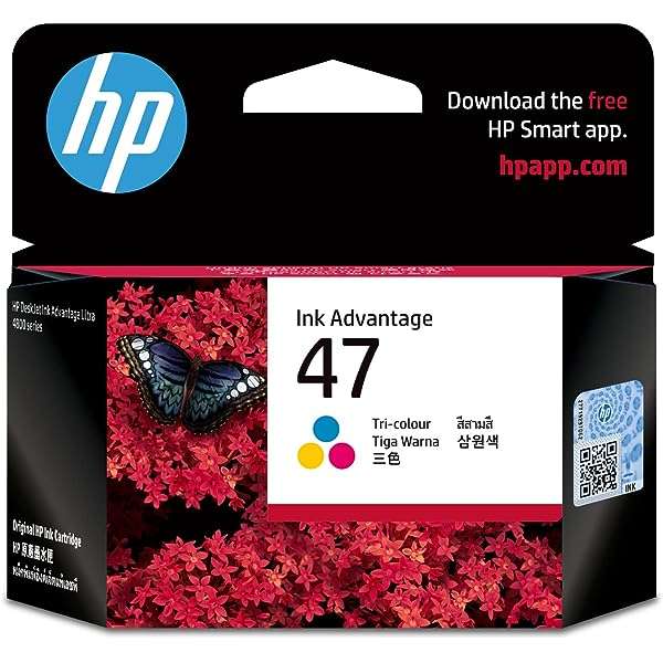 HP 47 Tri-color Original Cartridge, 700 pages