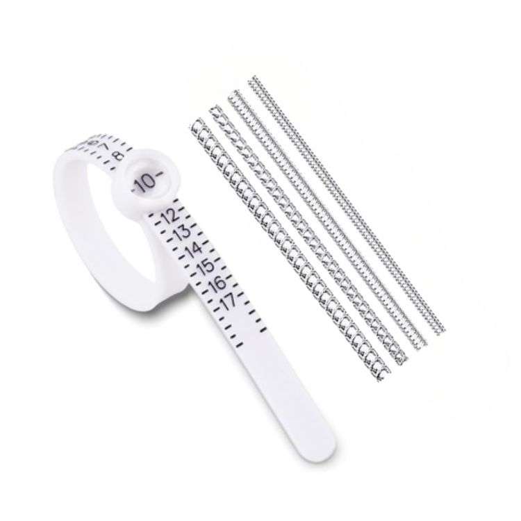 Reusable US Ring Size Measuring Tool With Ring Size Adjusters