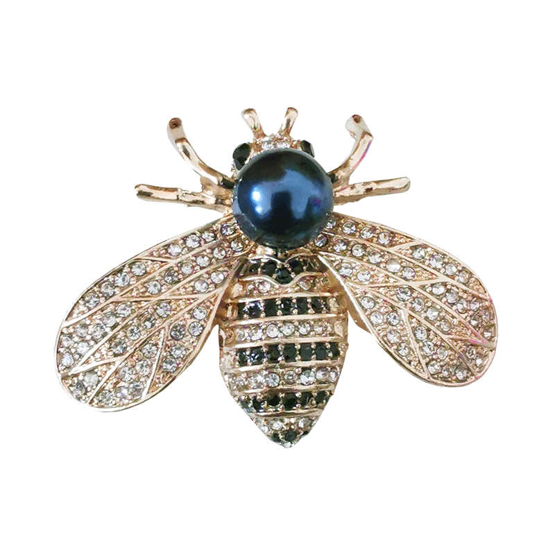 Crystal Geometry Brooch Pins For Women Bee
